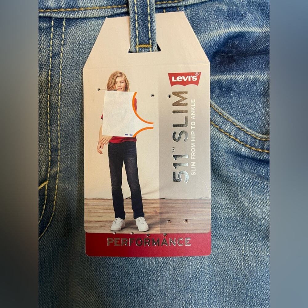 NWT and NWOT: Boys Size 16 511 Slim Levis- 2 pairs - Picture 4 of 12